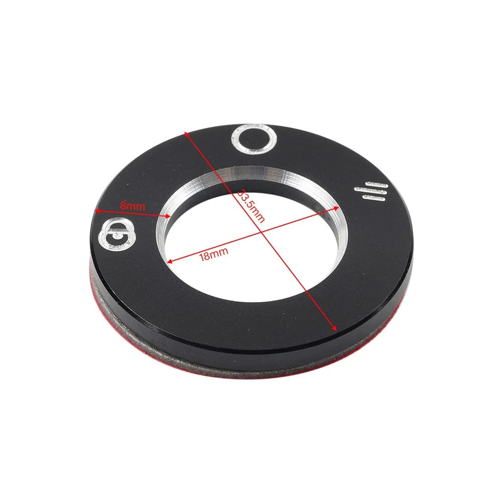 Red Ignition Switch Lock Trim Ring Cover for Vespa LX LXV S ET4 GTS GTV (2006-2023)