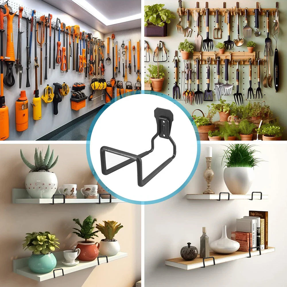 Metal Wall Mount Hose Holder Organizer Hook for Water Hose Garage