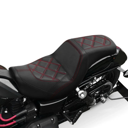 Driver Two-Up Seat for Harley Street Bob FXDB Super Glide (2006-2017)