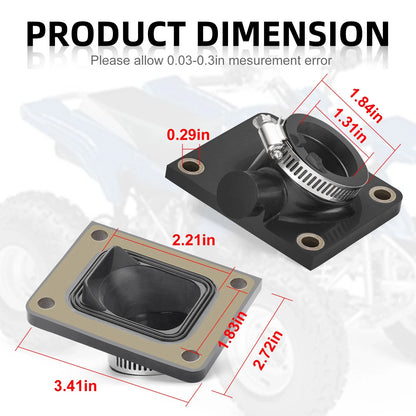 Intake Manifold Boot 2 x for Yamaha Blaster 200 YFS200 (1988–2006)