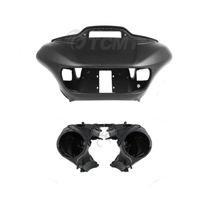 Matte Black Speaker Covers for Harley Road Glide (2015-2023)