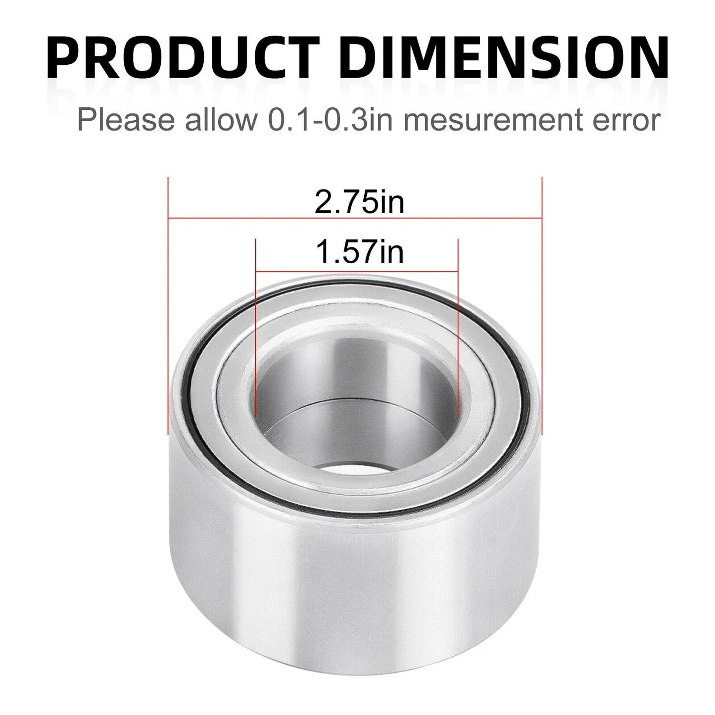 Wheel Bearing w/Circlip 2 x for Honda Talon (2020–2023)