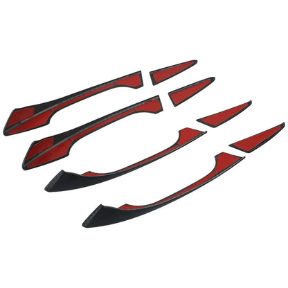 Door Handle Bowl Trim 8Pcs/Set Carbon Fiber for Acura TLX (2015–2022)