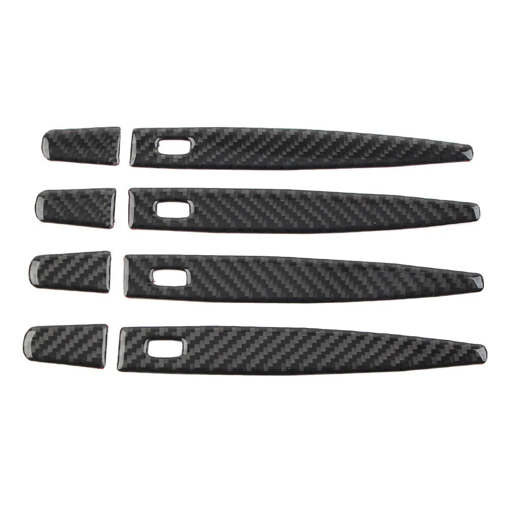 8 Pcs Outer Door Handle Cover Trim Black for Chevrolet Equinox (2018-2021)