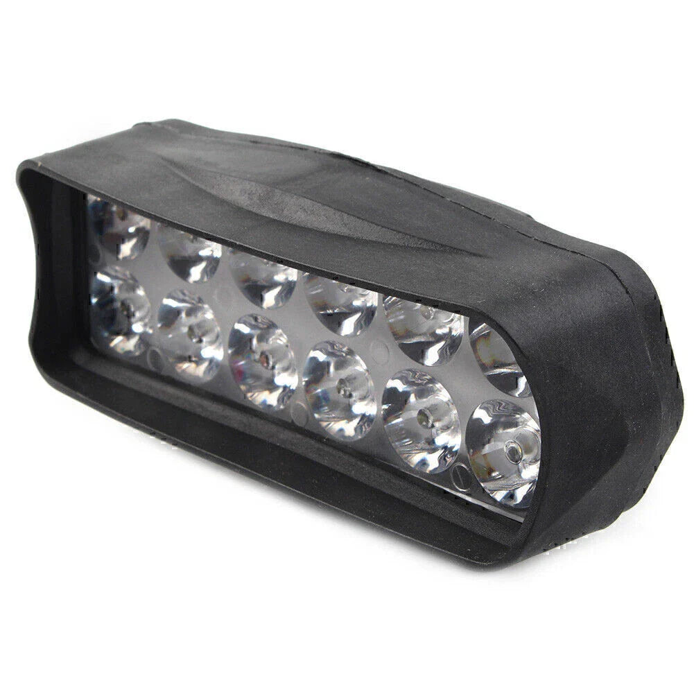 12-LED White Fog Light Headlamp for Motorcycle UTV ATV