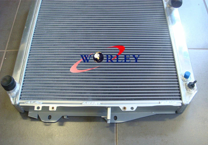 50MM Aluminum Radiator + Blue Hose for Toyota Hilux LN130 Diesel (1988-1997)