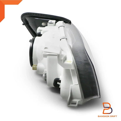 Crystal Black Headlight Lamp Set for Toyota Corolla (1992-1997)