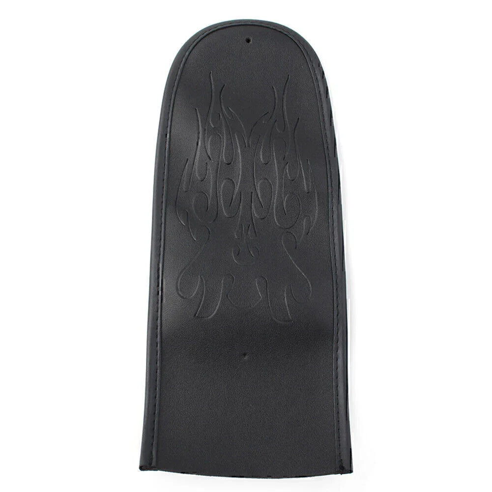 Leather Cushion Rear Flame Stitching for Harley Dyna Fat Bob & Street Glide