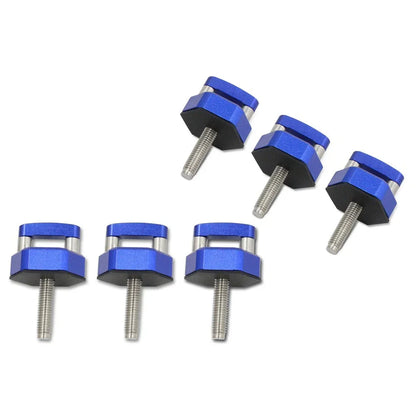 6 Pcs Car Aluminum Alloy Hardtop Bolts for Jeep Wrangler JK JL (2007-2022)