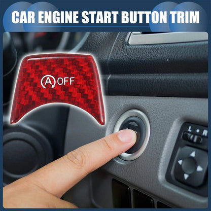 Engine Start Stop Button Cover for BMW Red