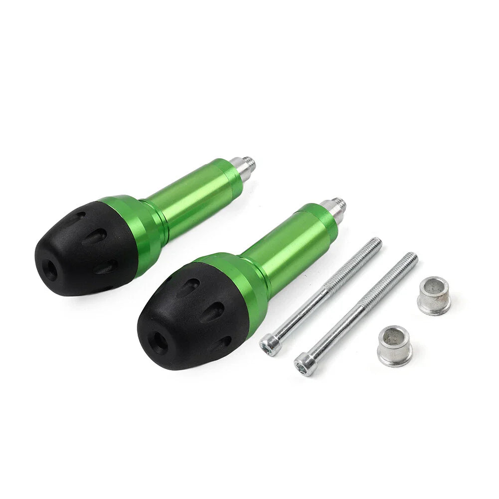 8MM 10MM Universal Motorcycle Exhaust Frame Slider Crash Protector Green