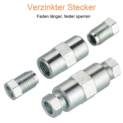2x 5m 316 Brake Pipe Kit with 20 Nuts 10 Connectors