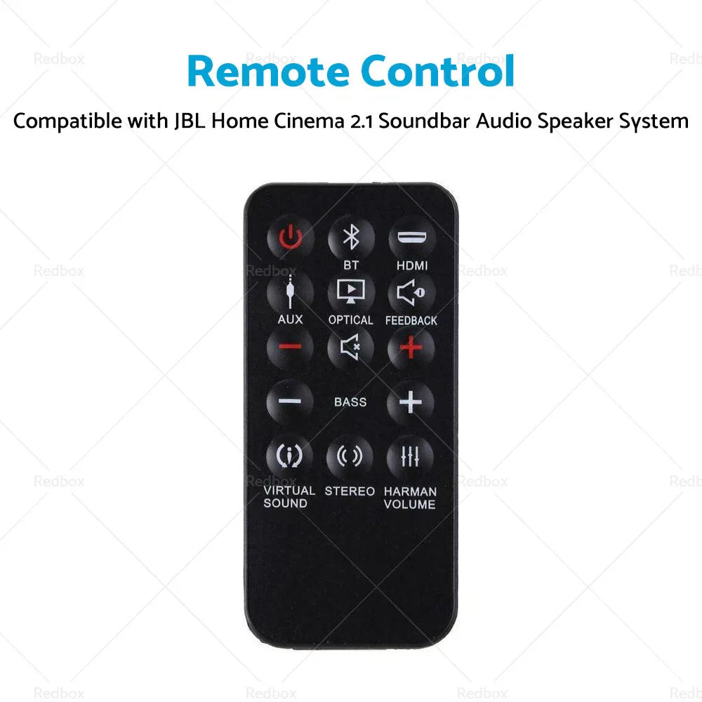 Remote Control for JBL Home Cinema SB250 SB350 2.1 Speaker System