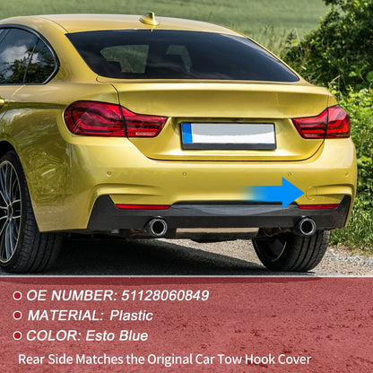 Tow Hook Cover for BMW 428i Blue (2014-2016) 1 Pcs