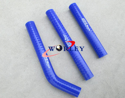 Blue Silicone Radiator Water Hose Kit for KTM 125 SX 144 SX 150 (2007-2010)