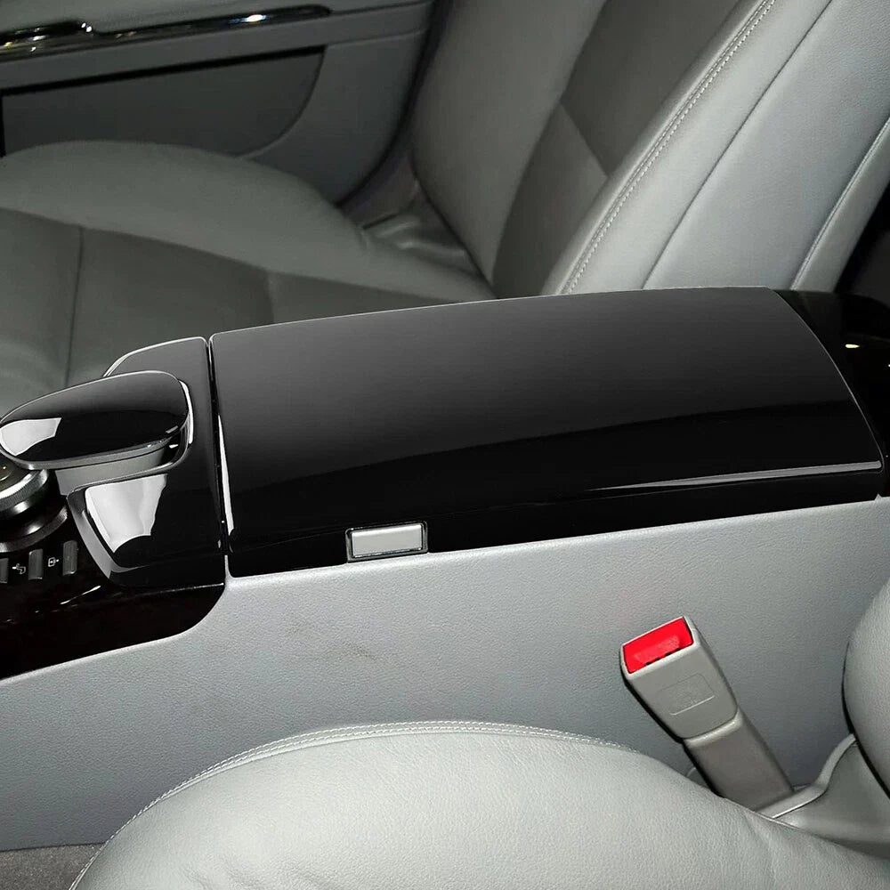 Center Console Armrest Box Cover Trim for Mercedes Benz S Class (2007-2013)