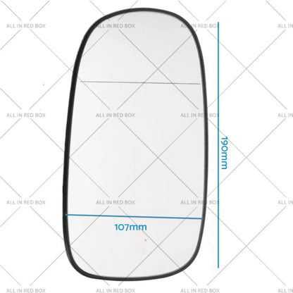 Heated Right Hand Mirror Glass for Saab 9-3, 9-5 (2003-2012)