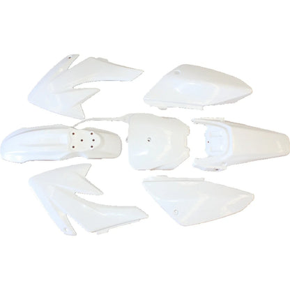 White Plastics Guard Fairing Fender Kit for CRF70 150cc 160cc Dirt Bike