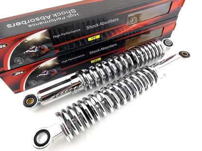 350mm Chrome Shock Absorbers for Honda CT125 (2021-2023)