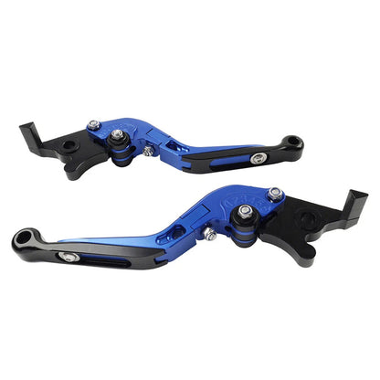 CNC Blue Extendable Brake Clutch Levers for Kawasaki Z1000 ZX9R ZX6R (2003-2023)