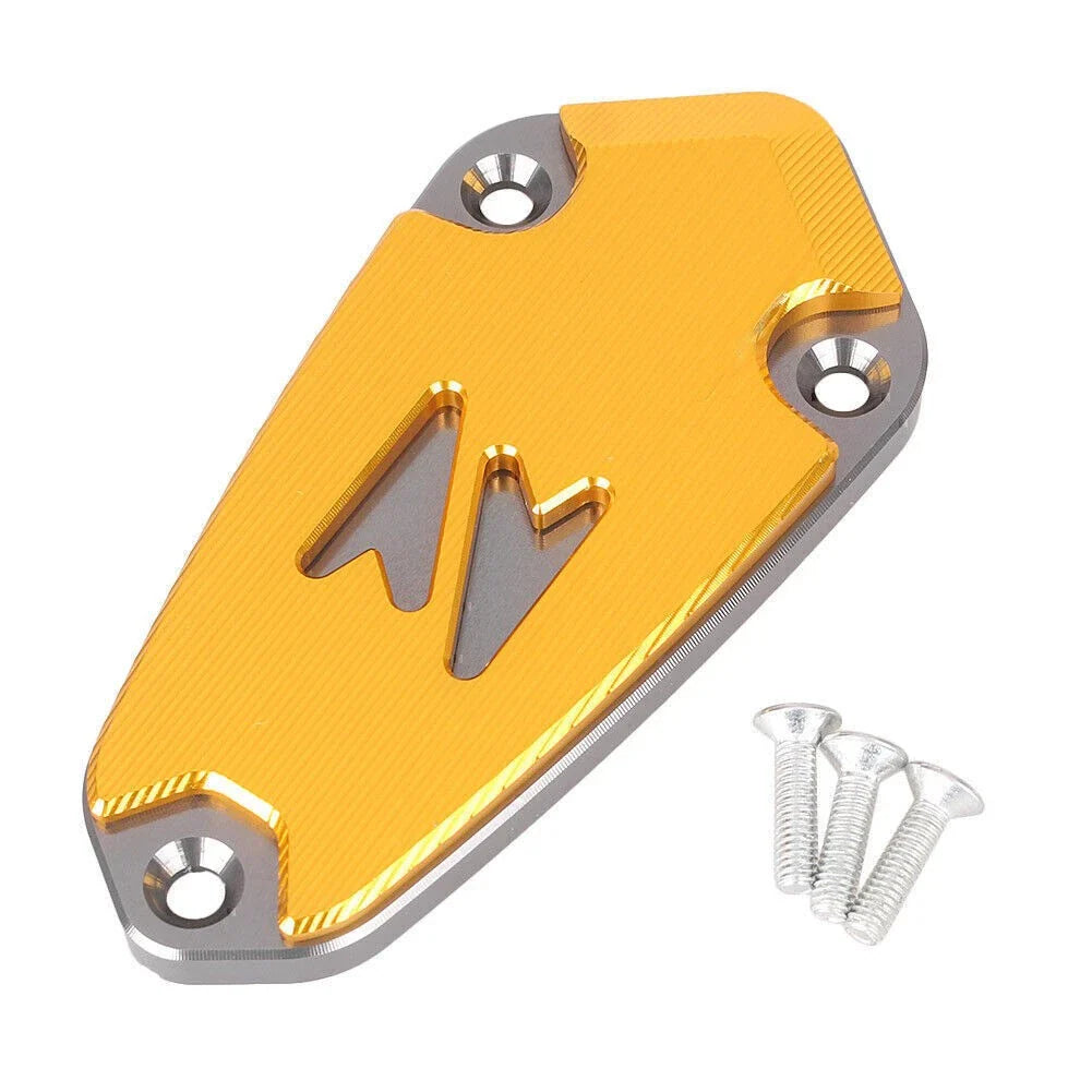 Gold Front Brake Fluid Reservoir Cover for Kawasaki Z1000 (2010-2017)