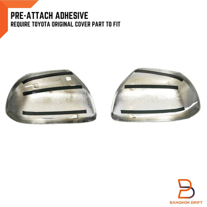 Chrome Side Mirror Cover Trim for Toyota Hilux Ute Vigo SR5 (2005-2014)