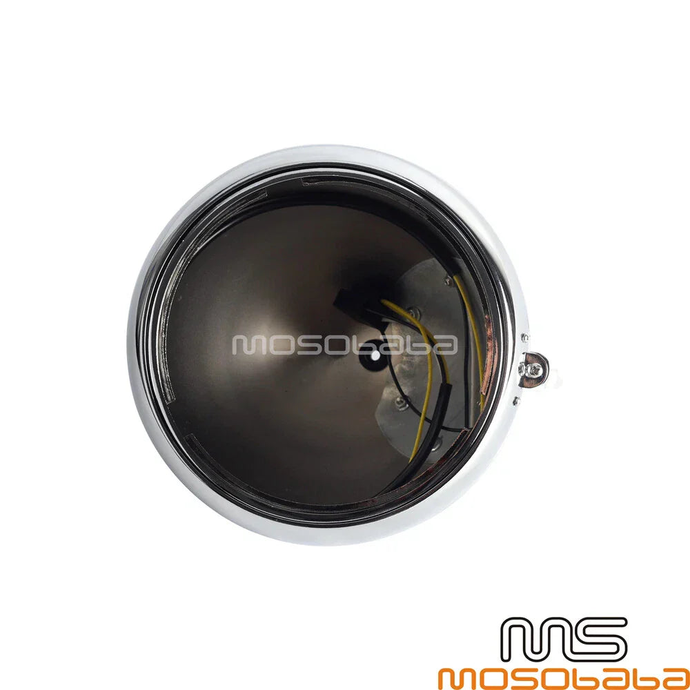 7'' Motorcycle Headlight Chrome Housing for Harley Softail (1986-2014)