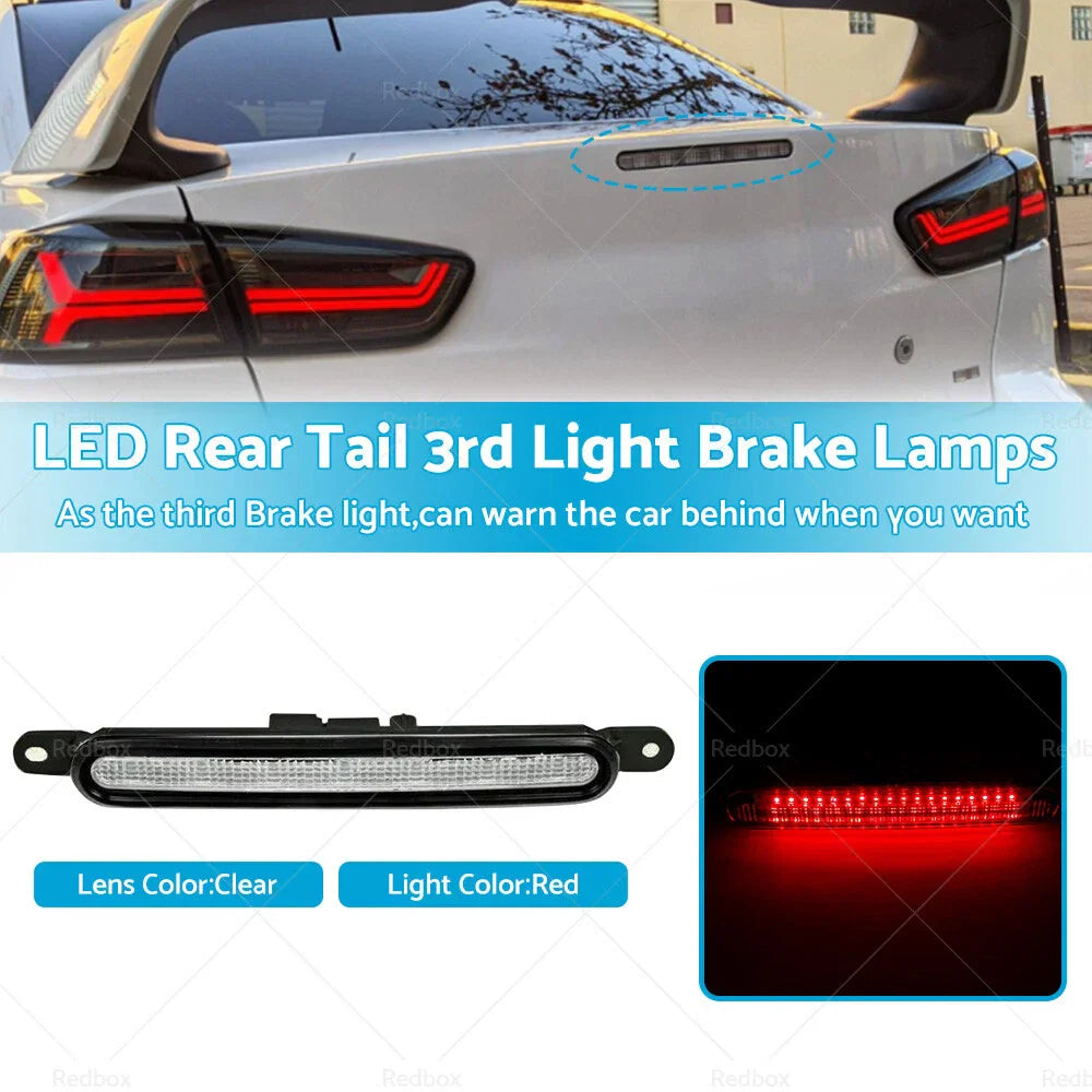 LED Rear Tail 3rd Light Brake Lamps for Mitsubishi Lancer EVO EX (2008-2016)