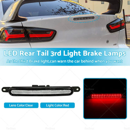 LED Rear Tail 3rd Light Brake Lamps for Mitsubishi Lancer EVO EX (2008-2016)