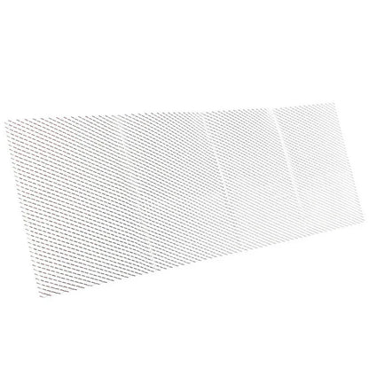 40x13" Aluminium Silver Rhombus Grille Mesh Cover for Car