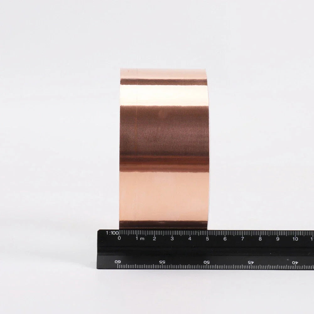 Double Sided Copper Foil Tape 20m x 50mm EMI Shielding Adhesive