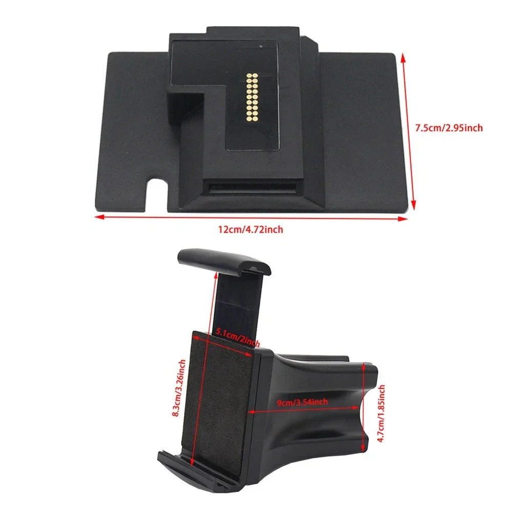 Bracket Mount Stand GPS Phone Navigation USB Charger ABS Material for Motorcycle
