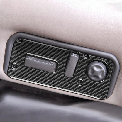 Carbon Fiber Seat Control Adjustment Button Covers for Hummer H2 (2003-2007)