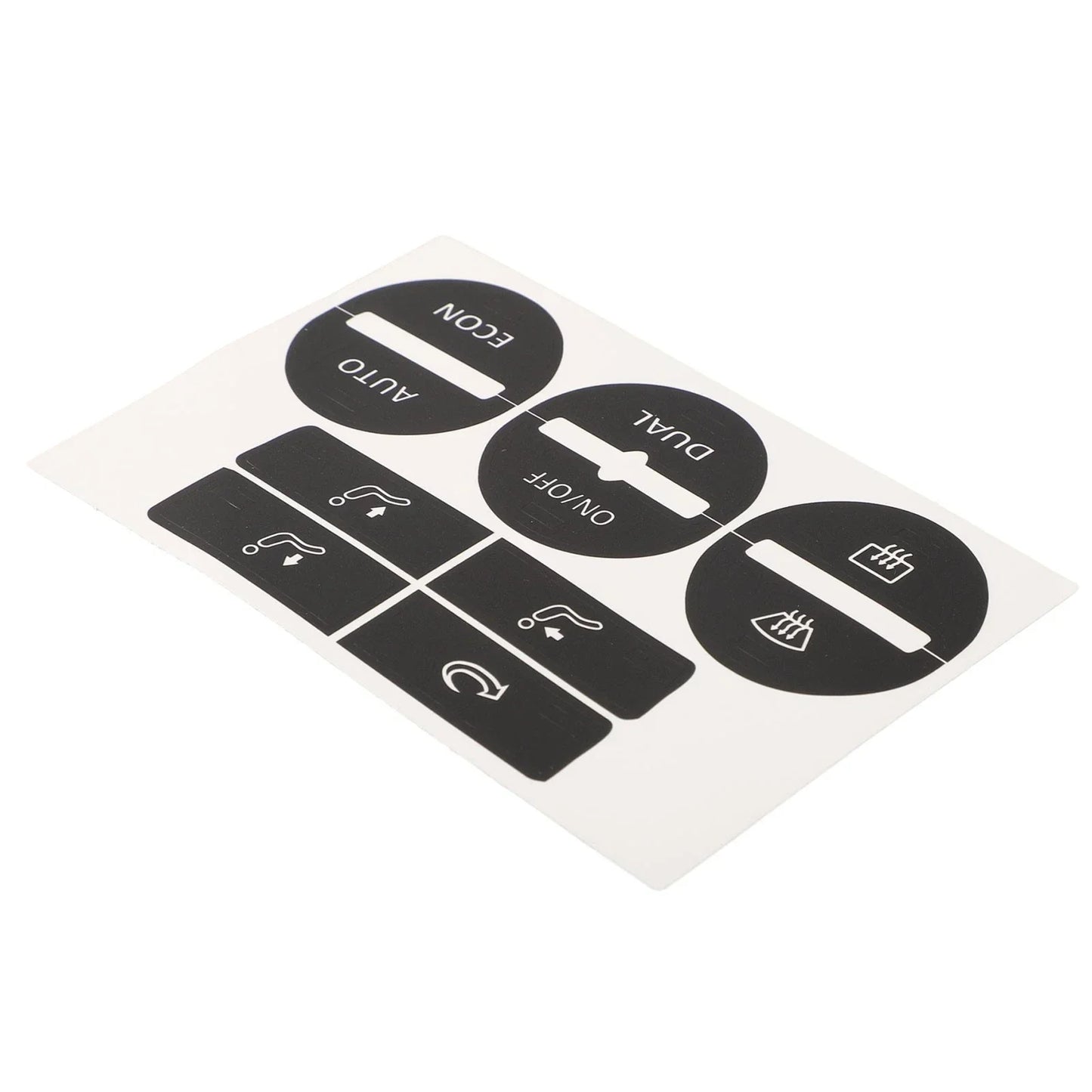 AC Button Worn Repair Decals Stickers for Volkswagen Passat (2005–2010)