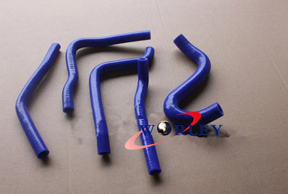 Silicone Radiator Hose for Kawasaki KX125 (1990-1993) - Blue