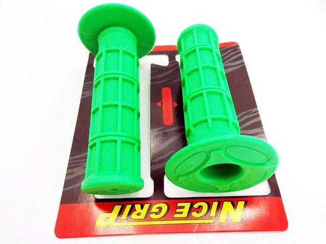 Yamaha MX Enduro Trail Green Hand Grip Set Left Right Pair Handlebar Grips