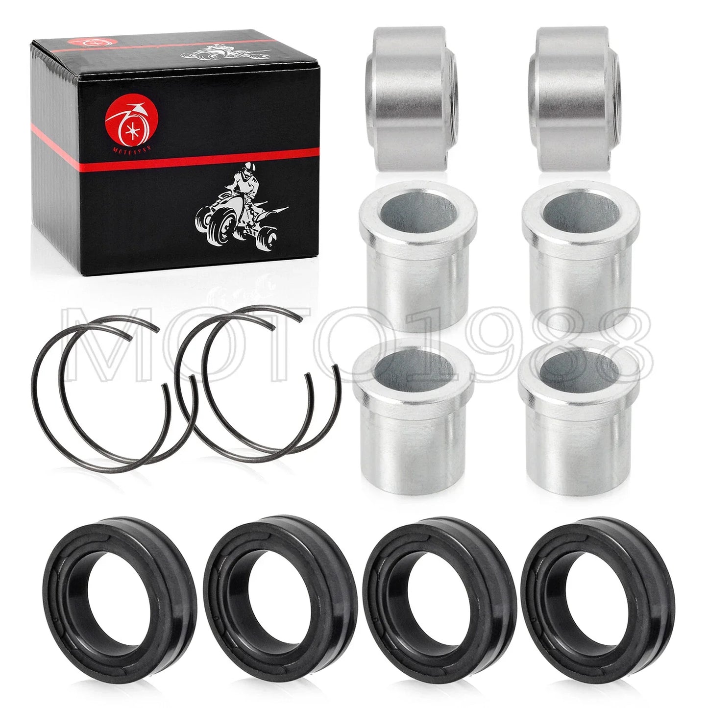2x4 Front Lower A-Arm Bushings for Honda Sportrax 300 TRX300EX (1993–2008)
