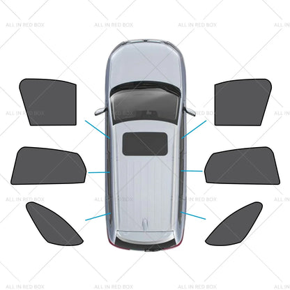 6 x Magnetic Sun Shades for Mazda CX-3 (2015-Current)