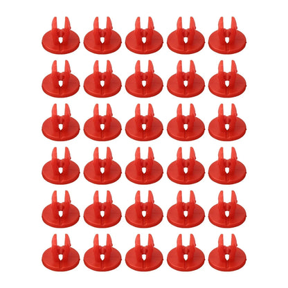 Shield Nut Set Nylon Parts Plastic Red Screw Under-Body