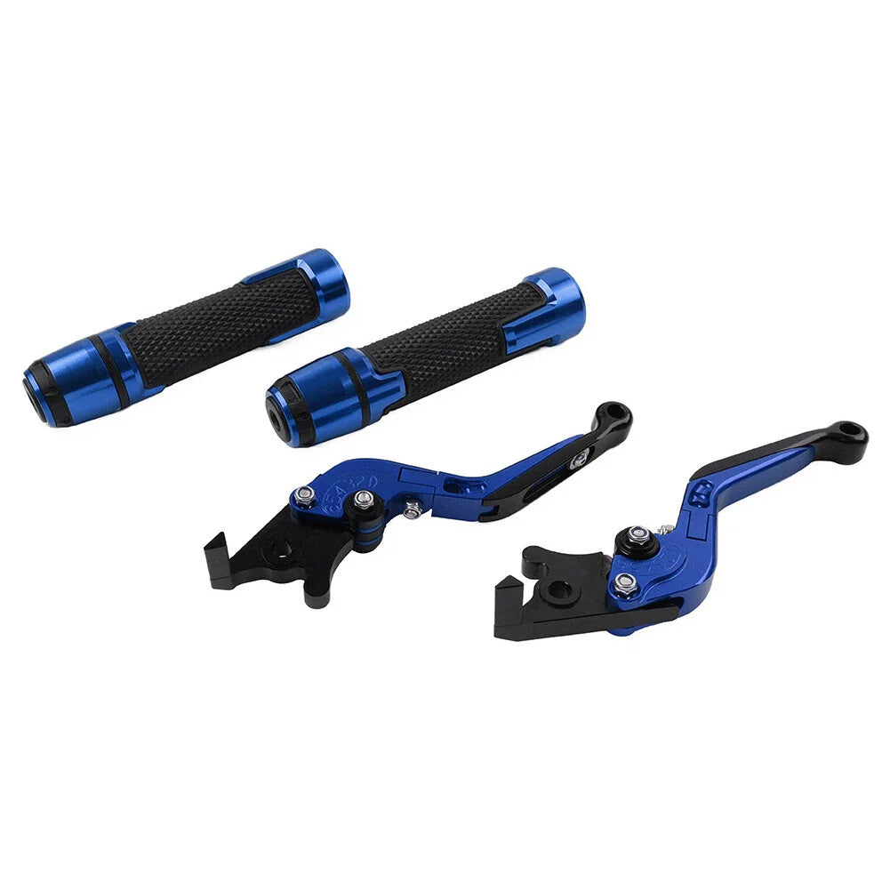Blue Extendable Brake Clutch Levers Grip Set for Honda ADV150 (2019-2020)