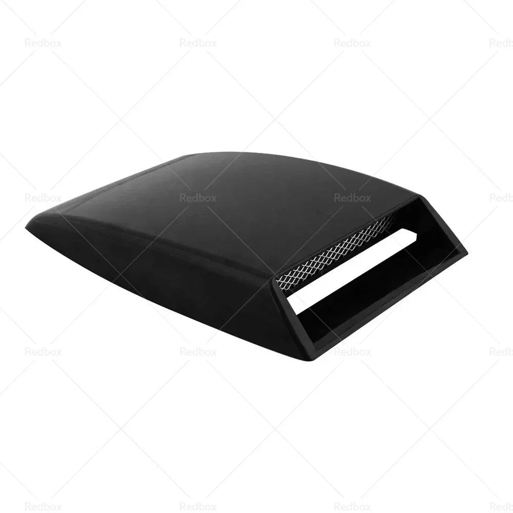 Universal Car Air Flow Intake Scoop Hood Cover ABS Plastic Black