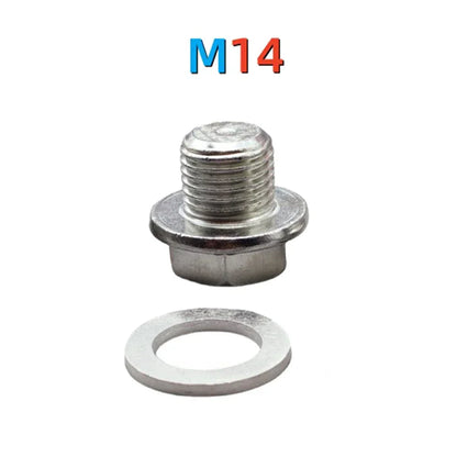 M14x1.5 Transmission Drain Plug & Gasket for KIA, BYD, Chrysler, Fiat, Honda, Mazda