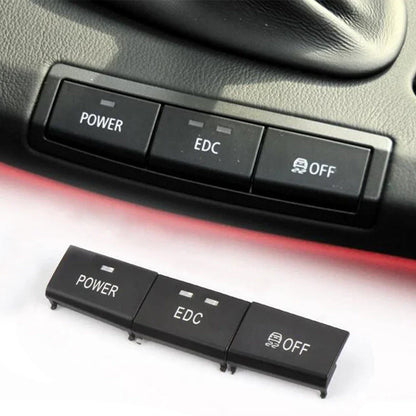 3 x Center Console Switch Button Caps for 05-12 BMW E90 E92 E93 M3