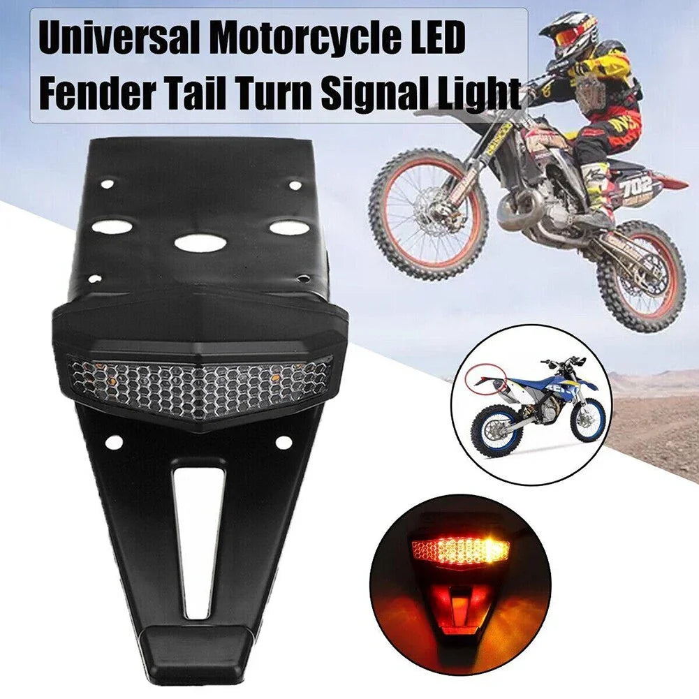 LED Enduro Rear Fender Brake Stop Tail Light Turn Signal for Dirt Bike US