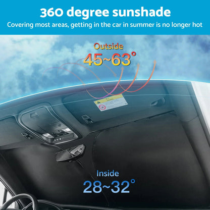 6 Layer WindScreen Sun Shade for Hyundai i30 (2018-2024) UV Protection