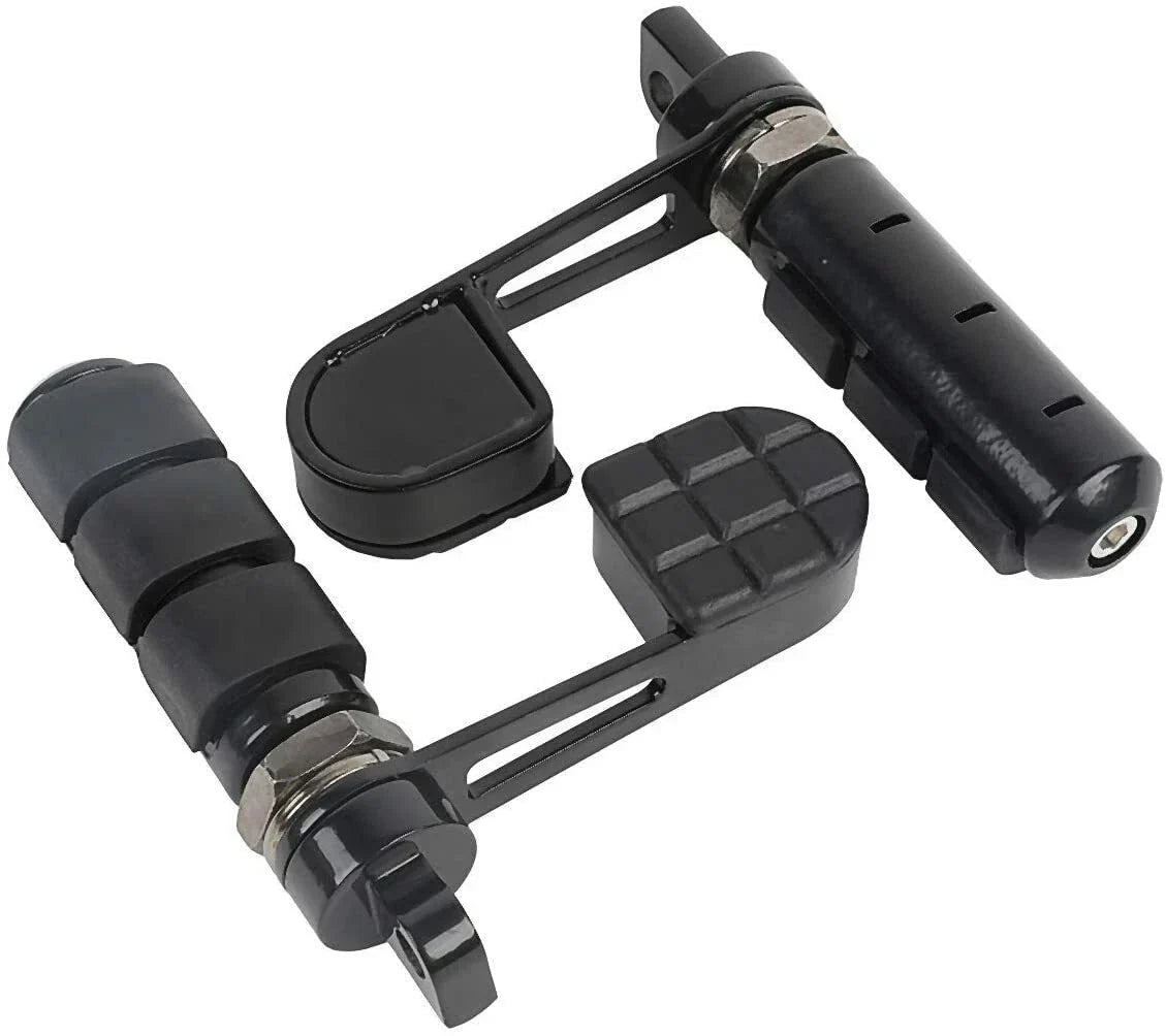 Anti Vibration Stirrup Heel Foot Pegs for Harley Softail Sportster 883 1200