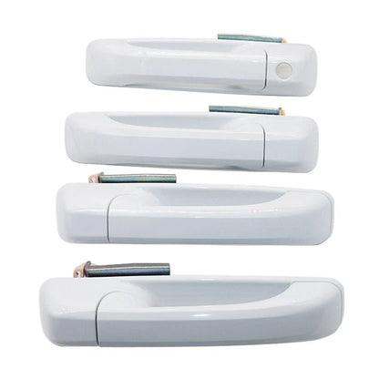 4 Pcs Door Handle Set Bright White for Ram 1500 2500 3500 (2019-2023)
