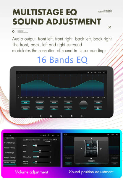 10.33" Car Stereo Radio GPS Navi WiFi OBD RDS for 2007-2011 Benz C Class W204