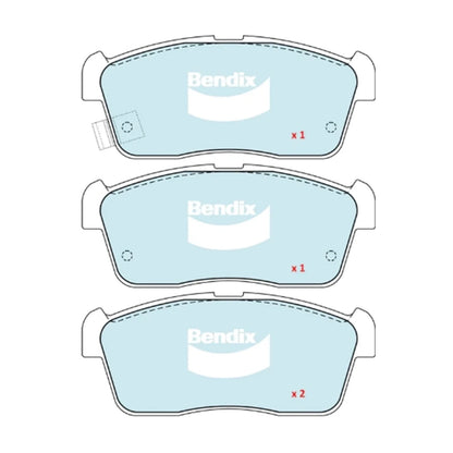 GCT Front Disc Brake Pad Set for Suzuki Alto (2009 - 2014)