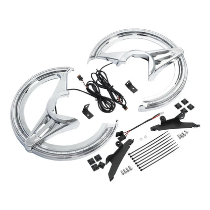 Brake Rotor Covers LED Lights for Honda Goldwing 1800 (2018-2025)